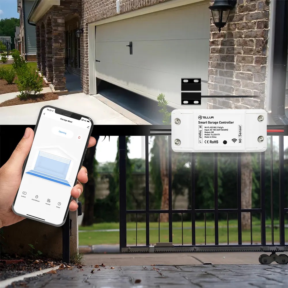 Slimme sturing van poort of hekken